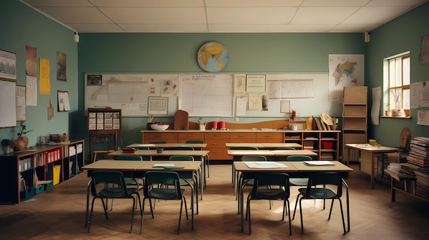 Sala de aula da escola