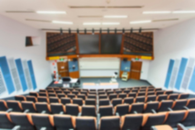 Foto sala de aula da universidade