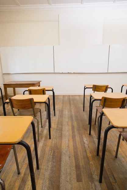 Foto sala de aula vazia