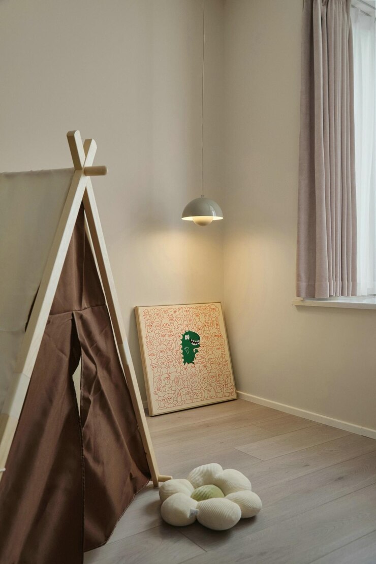 Foto sala de chá de estilo japonês serena
