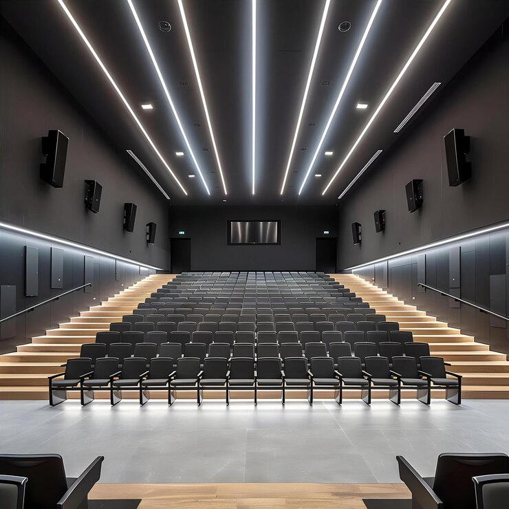 Sala de Conferências Moderna com Tecnologa De Vanguardia