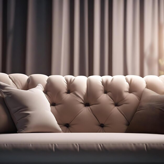 Foto sala de estar interior moderna com sofá confortável