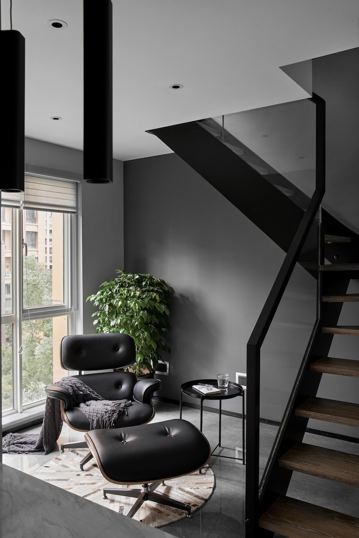 Foto sala de estar minimalista moderna