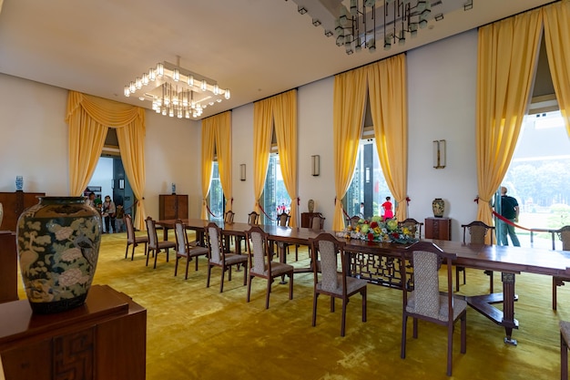 Sala de palestras do Palácio da Reunificação Cidade de Ho Chi Minh Vietnã