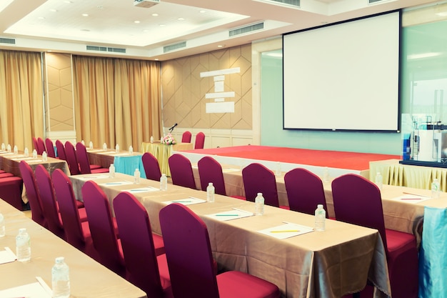 Sala de reunião da conferência,