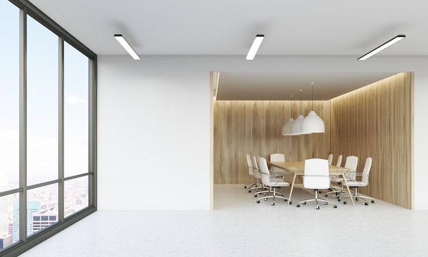 Sala de reuniões no escritório moderno
