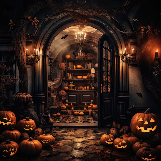 Una sala de escape con temática de Halloween, con acertijos y pistas espeluznantes