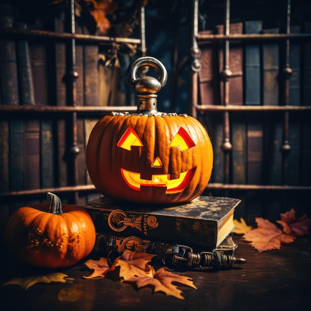 Una sala de escape con temática de Halloween, con acertijos y pistas espeluznantes