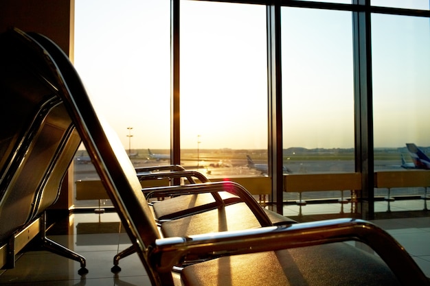 Sala de espera del aeropuerto