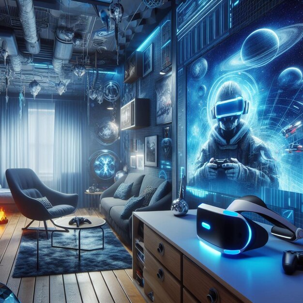 sala de juegos realidad virtual