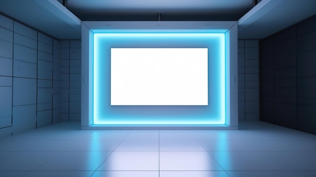 Sala minimalista com plasma