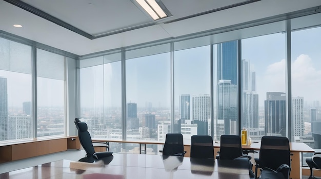 sala de reuniones de negocios en edificio de oficinas de gran altura