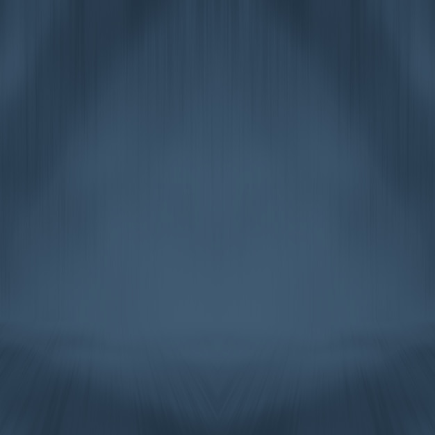 Sala vazia de fundo abstrato gradiente azul com espaço para seu texto e imagem
