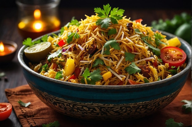 Salada de Biryani para acompañar el frío