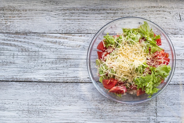 Salada Caesar com Frango