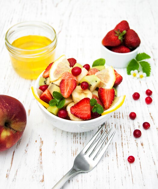 Salada com frutas frescas