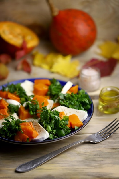 Salada de abóbora outono