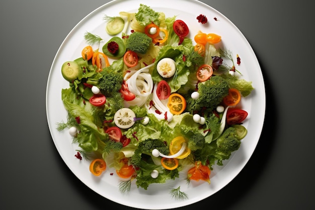 salada de alimentos saudáveis