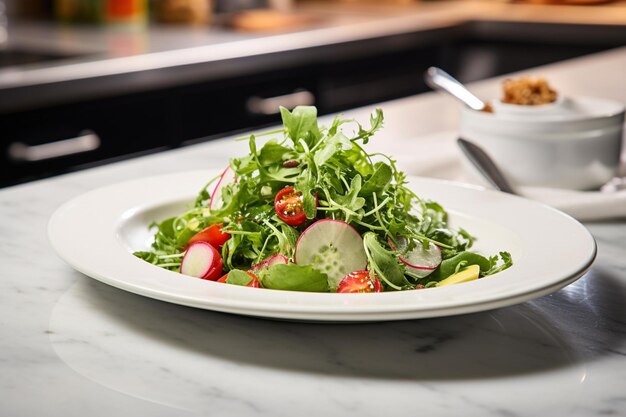 salada de alimentos saudáveis