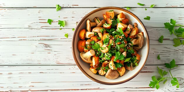 Salada de batata assada