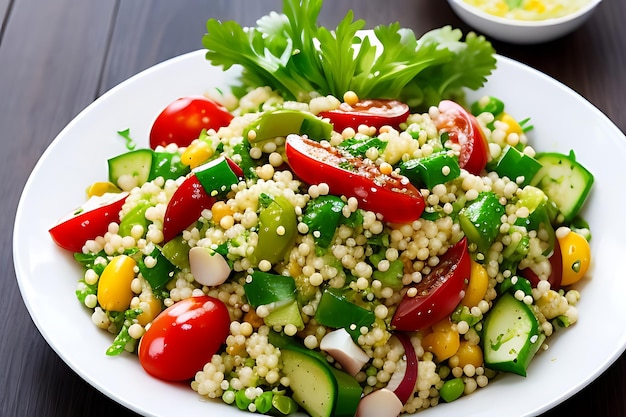 Salada de cuscuz israelita