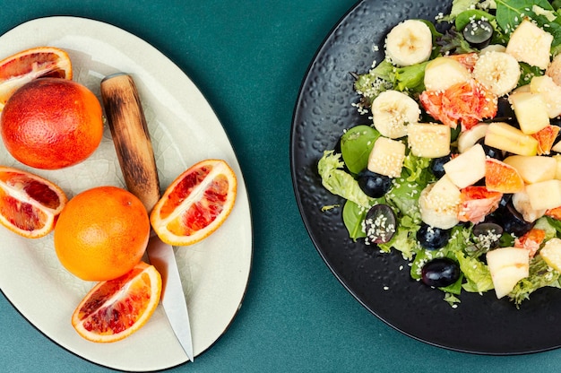 Salada de frutas de laranja