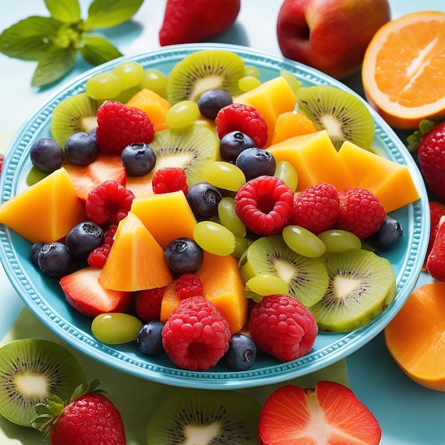 salada de frutas em uma tigela