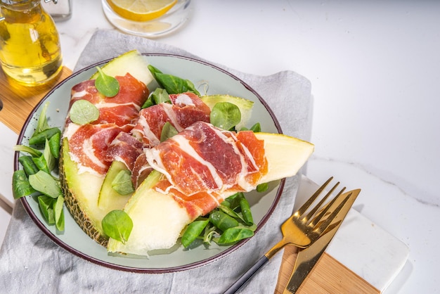 Salada de melão fresco