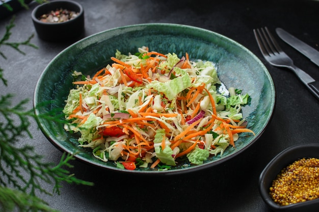 salada de vegetais saudável repolho chinês