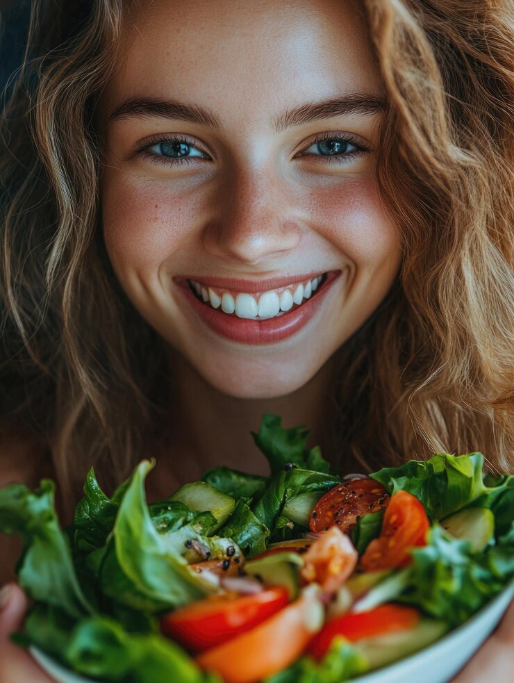 Salada fresca para una vida saludable