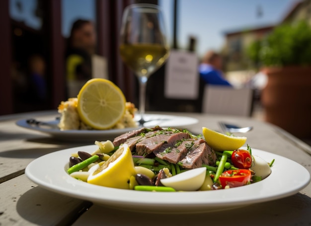 Salada Niçoise com Legumes