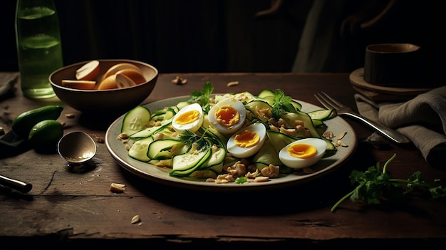 Salada de pepino y frescura