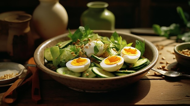 Salada de pepino y frescura