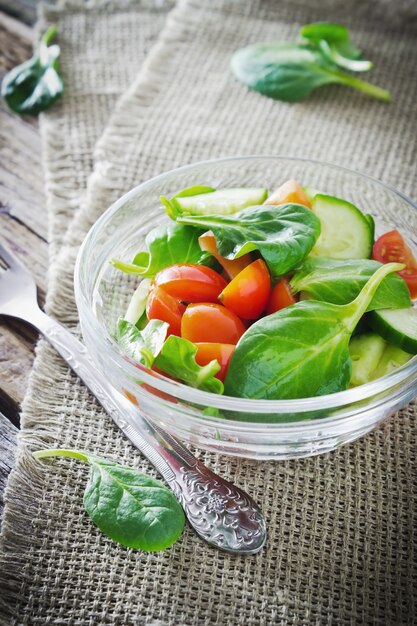 Foto salada primavera