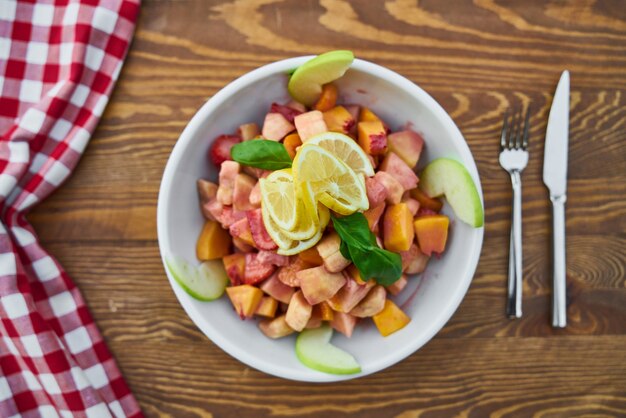 Salada Saudável Com Frutas