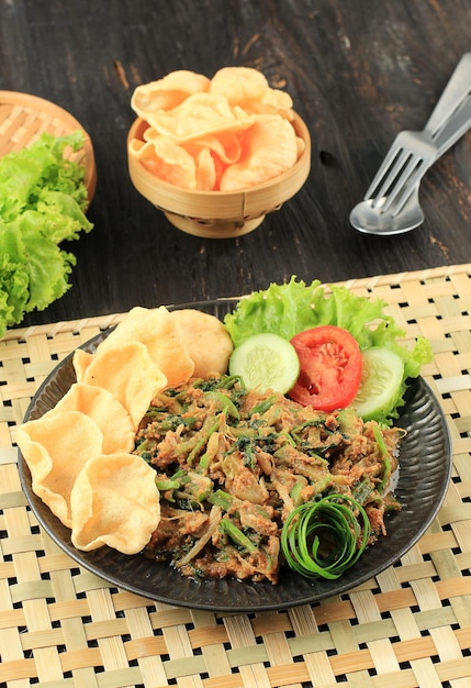 Salada Saudável Tradicional Sudanesa Lotek Bandung