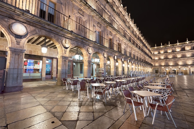 Salamanca berühmten Wahrzeichen Plaza Bürgermeister