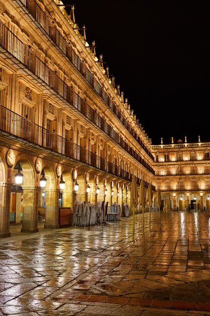 Salamanca Plaza Bürgermeister in Spanien