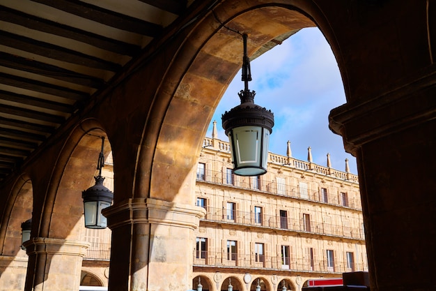 Foto salamanca plaza mayor en españa