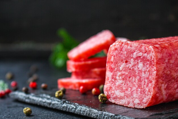 Salami Fleisch Produkt Wurst