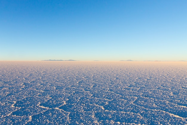 Salar de Uyuni, Bolívia. A maior salina do mundo. Paisagem boliviana