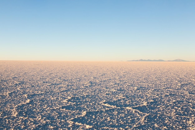 Salar de Uyuni, Bolívia. A maior salina do mundo. Paisagem boliviana