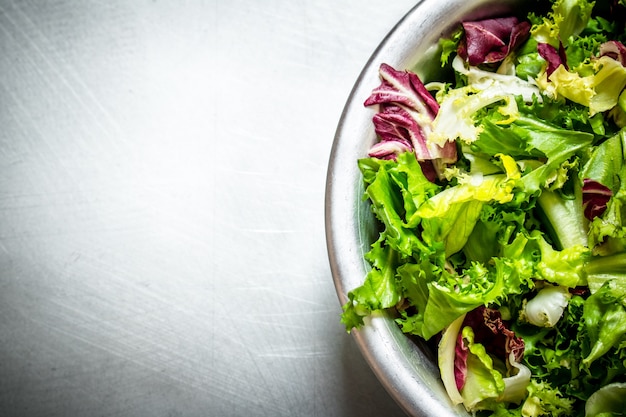 Salat aus frischem Grün.