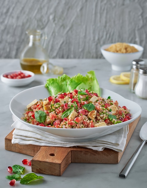 Foto salat mit gemüse