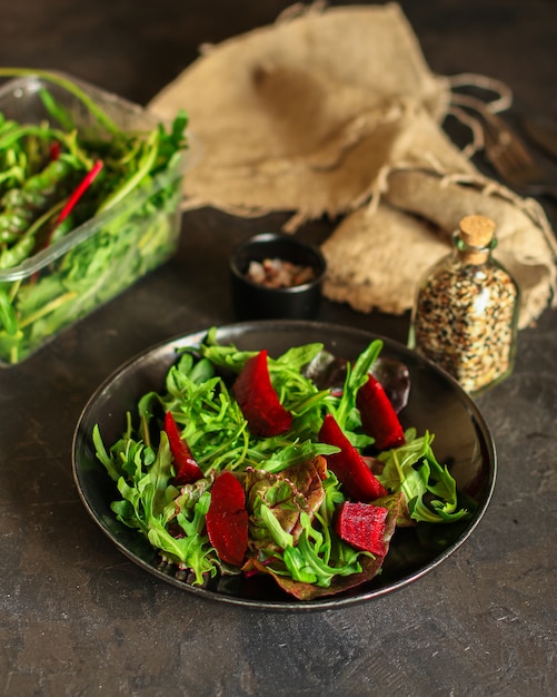 Salat Rote Beete, Blattmischung