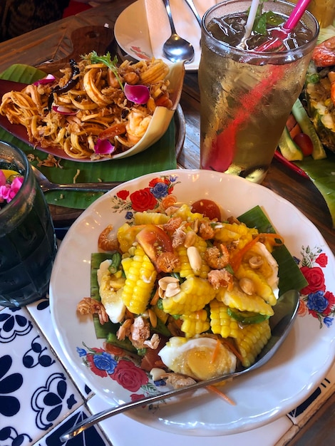 Salat thailändisches Essen