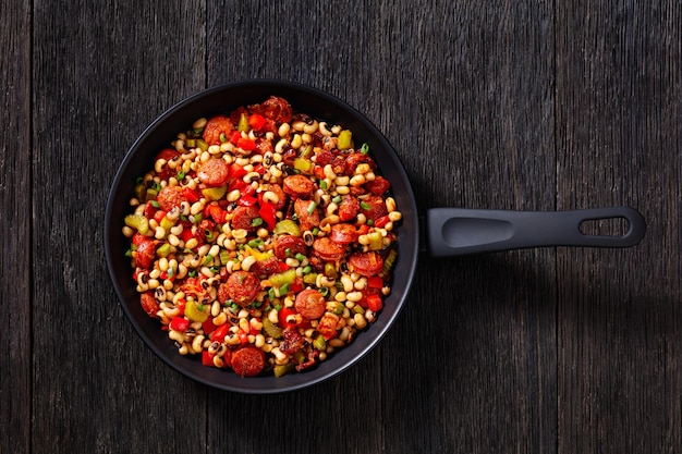 Salchichas de verduras de Hoppin John of Blackeyed Peas