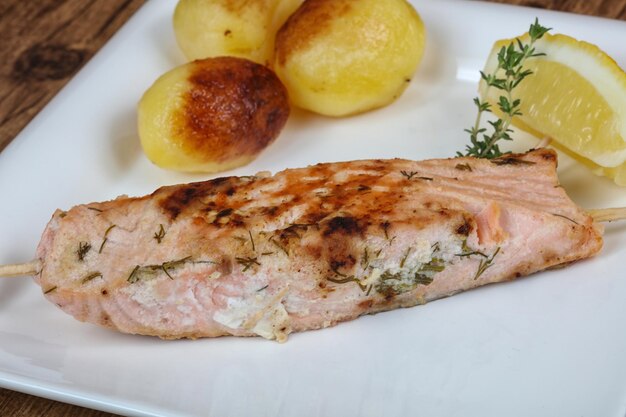 Salmón al horno