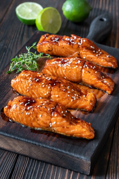 Salmón Teriyaki