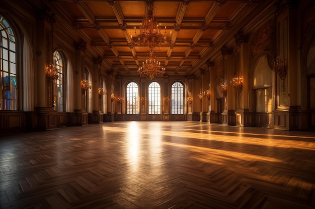 El salón de baile del palacio de versalles